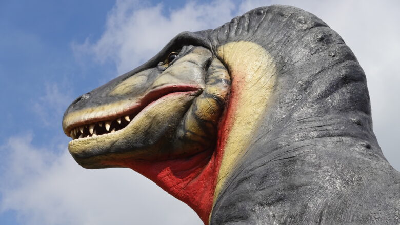 ティラノサウルスの顔