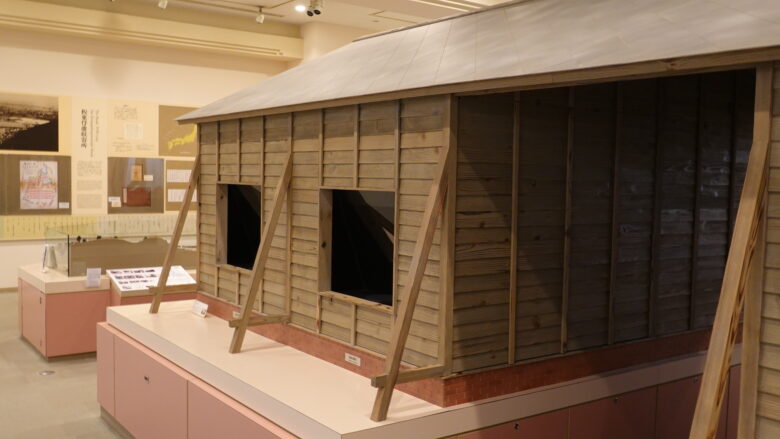 板東俘虜収容所の模型