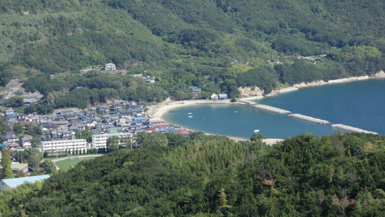 久司山展望台からの光景