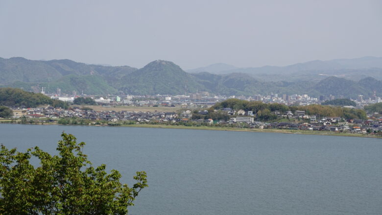 青島展望台からの眺め