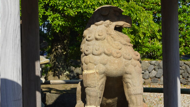 元伊勢籠神社の狛犬