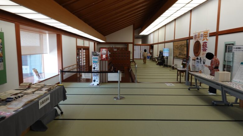 松江歴史館の本館内の様子