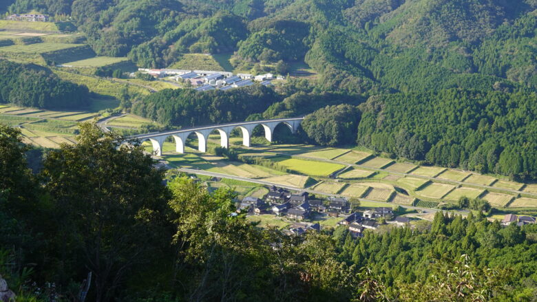 竹田城跡から眺める景色