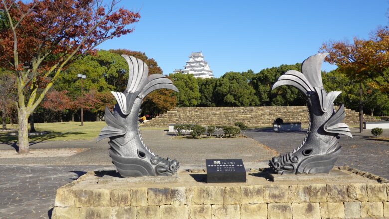 姫路城城見台公園から撮影した姫路城