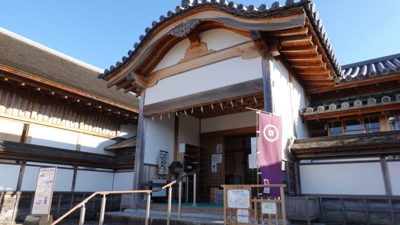篠山城大書院の入口