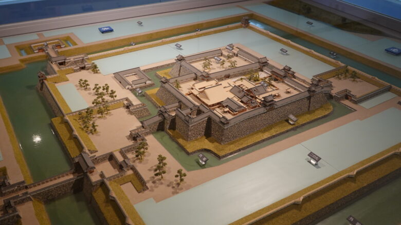 篠山城の模型