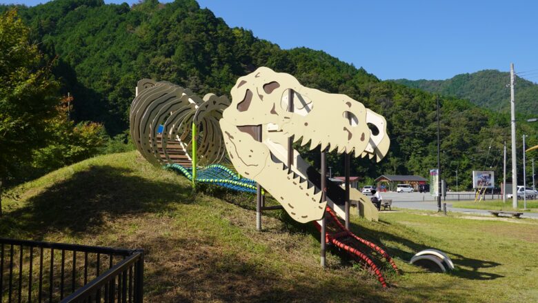 恐竜骨格スライダー