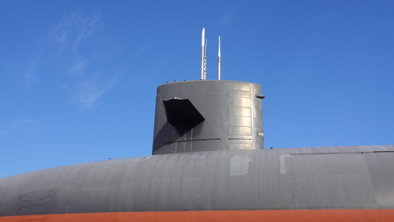 潜水艦「あきしお」の艦橋