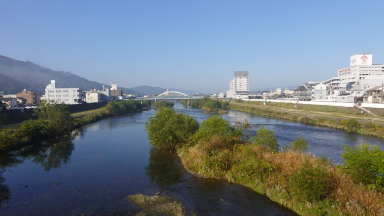 吉井川の景色