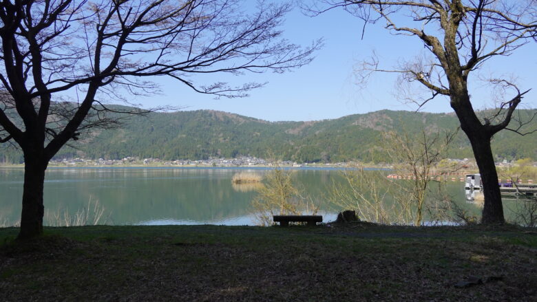 余呉湖の風景
