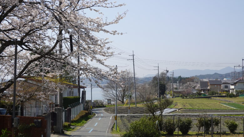 琵琶湖西部の風景