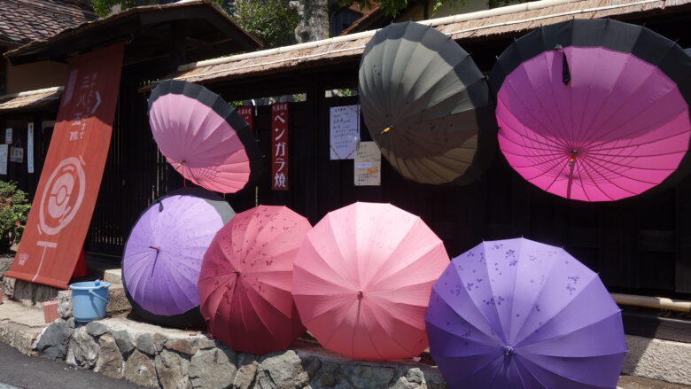 和傘の風景