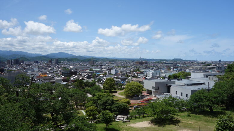 鳥取市の眺め