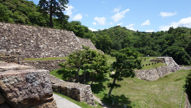 鳥取城跡の石垣