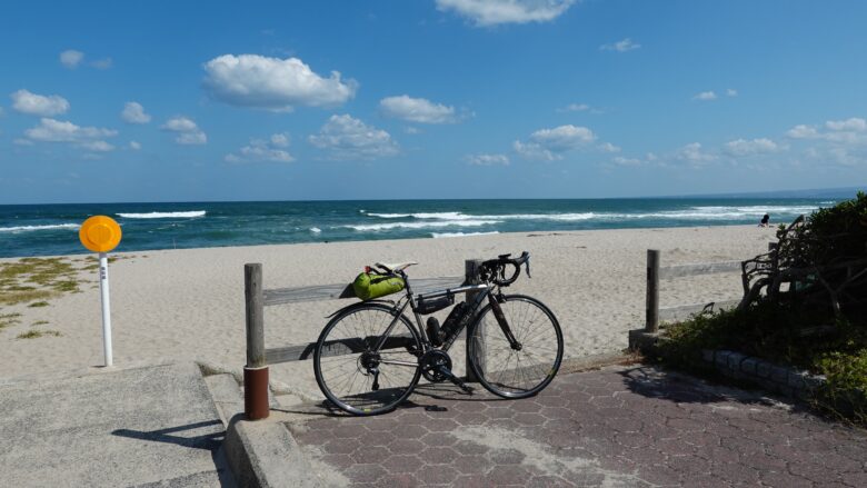 弓ヶ浜サイクリングコースの風景