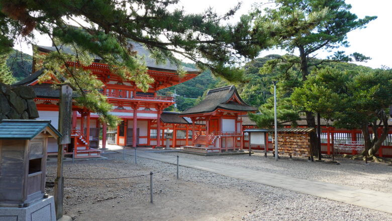 日御碕神社の境内