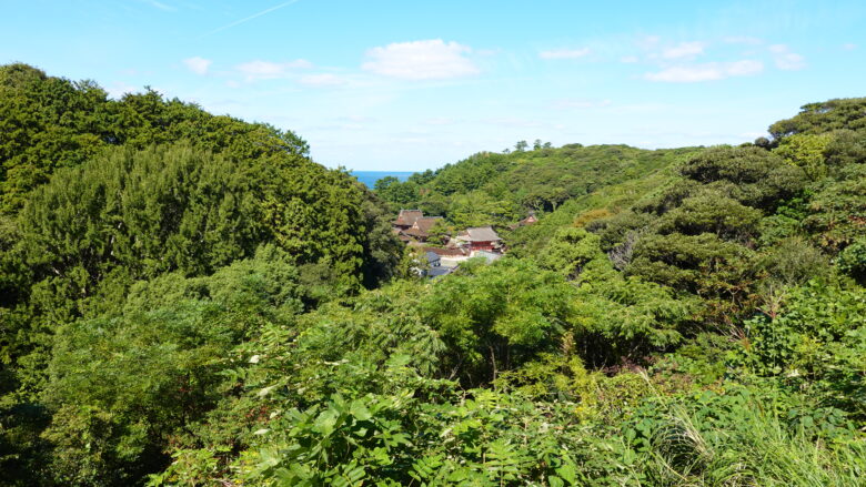 日御碕神社の遠景