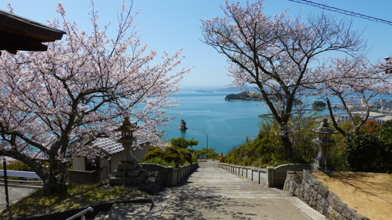 富丘八幡神社の絶景スポット