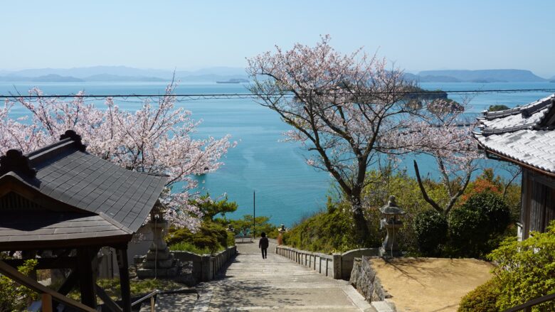 富丘八幡神社の絶景スポットを歩く