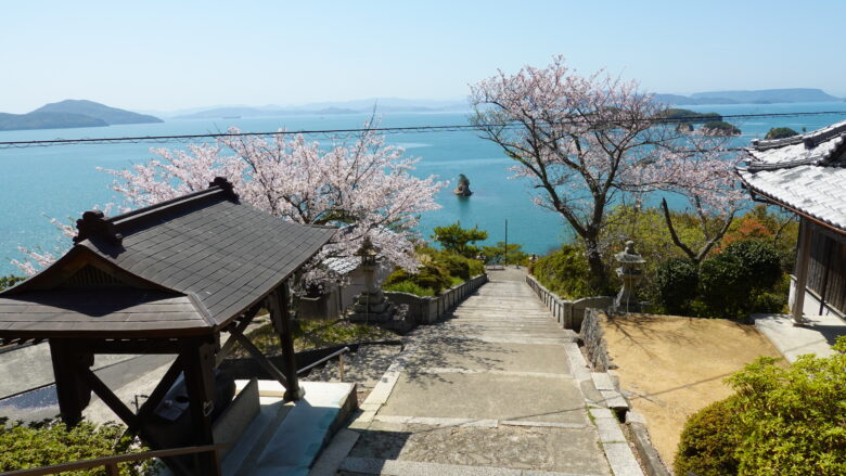 富丘八幡神社の絶景スポット