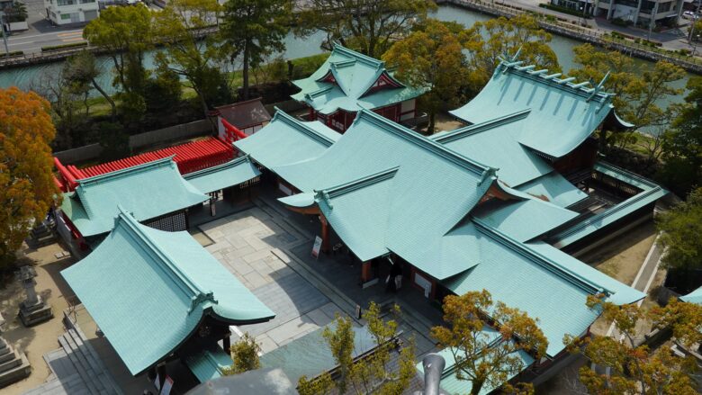 吹揚神社の全景