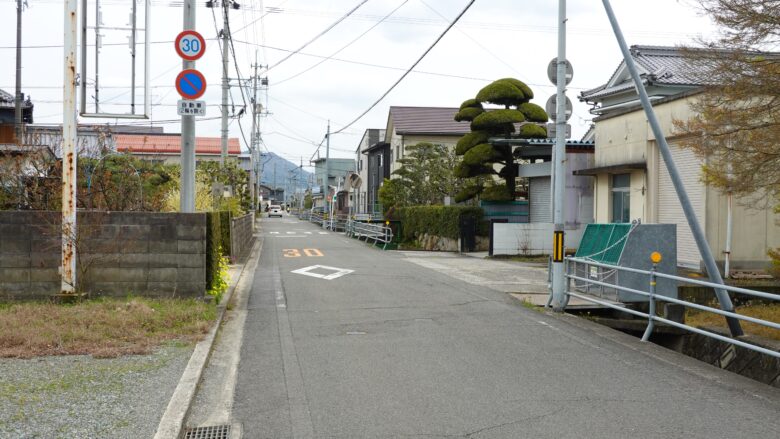 大坪通町谷線の風景