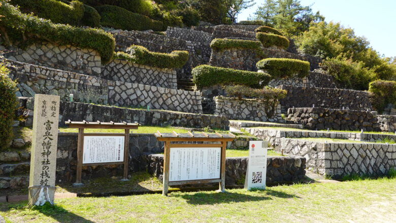 富丘八幡神社の桟敷