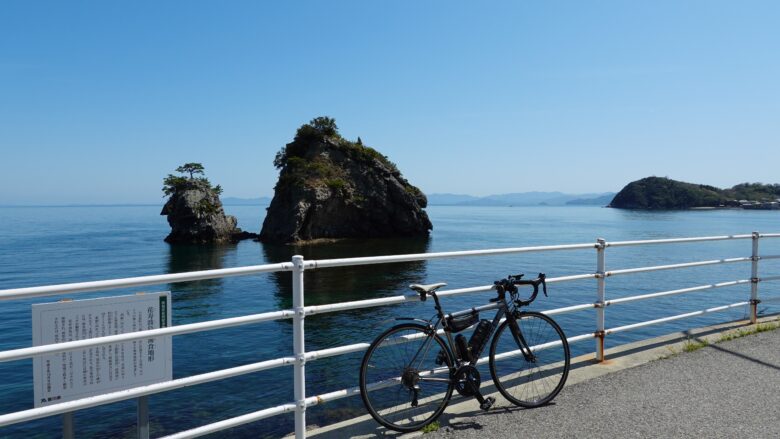 三都半島をサイクリング