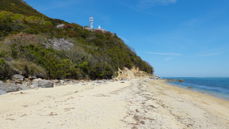 白い砂浜の海岸