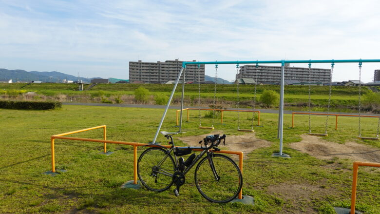 百間川緑地公園の風景