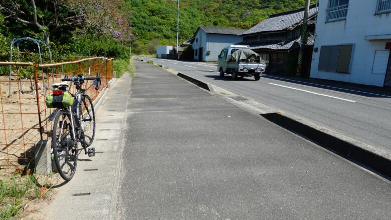 荘内半島をロードバイクで走る