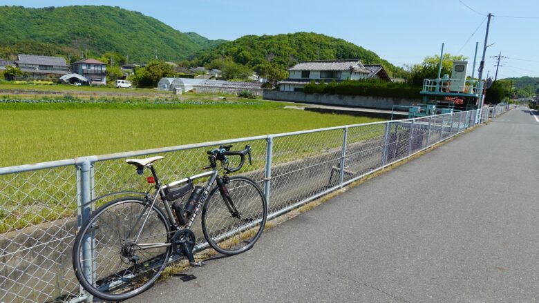 ロードバイクでのんびり走る