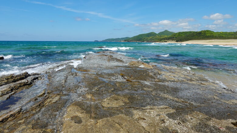 琴引浜の磯場