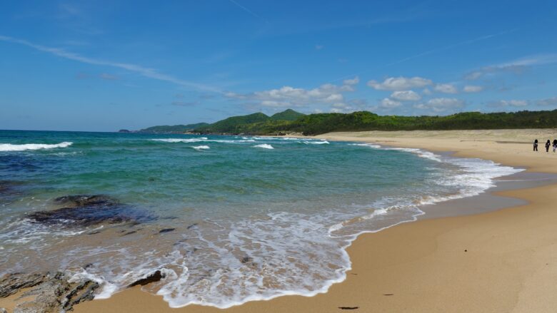 琴引浜の風景