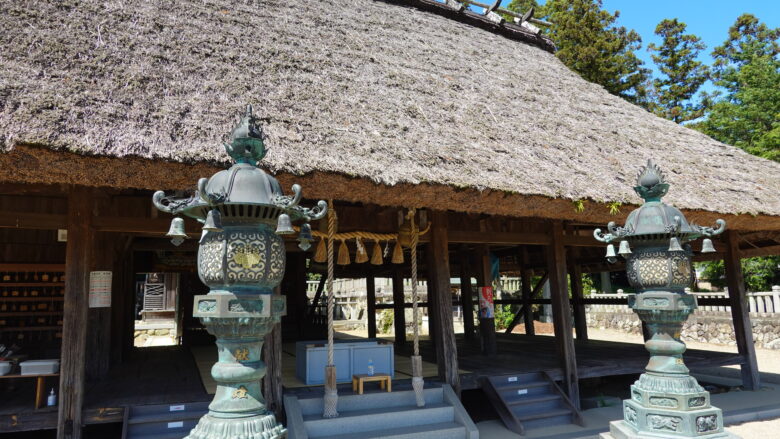 兵主神社の拝殿（その１）