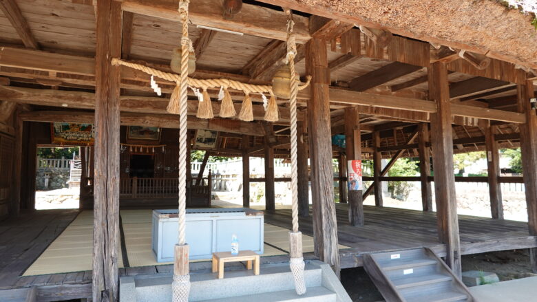 兵主神社の拝殿（その２）