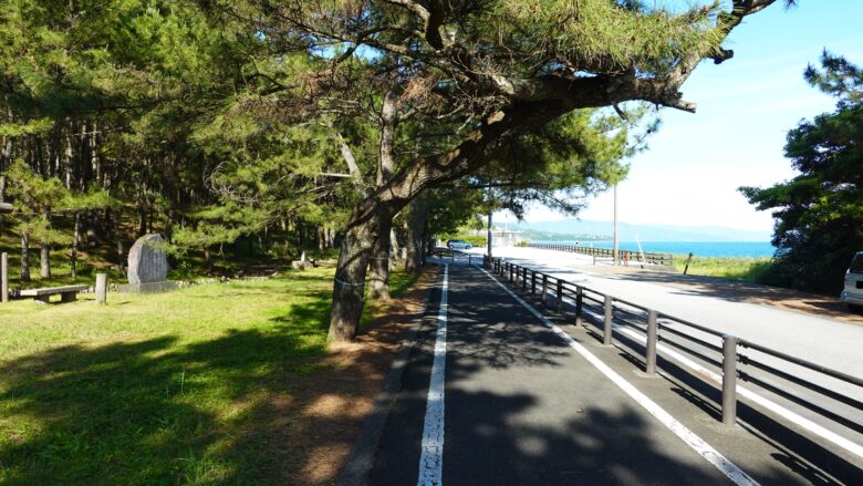 琴ヶ浜周辺のサイクリングコース