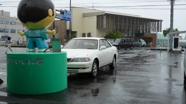 土砂降りの雨