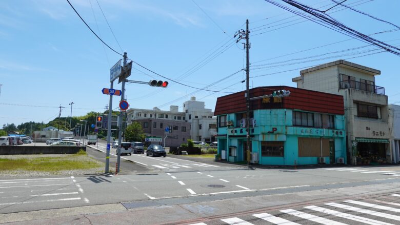 牟岐町側の起点（又は終点）の風景