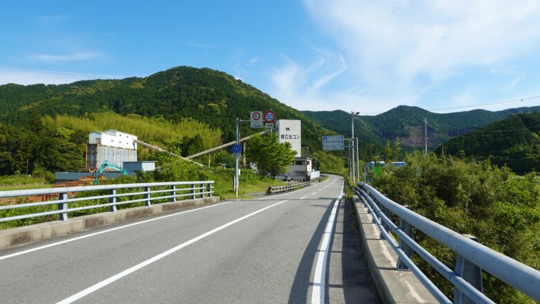 美波町側の起点（又は終点）の風景