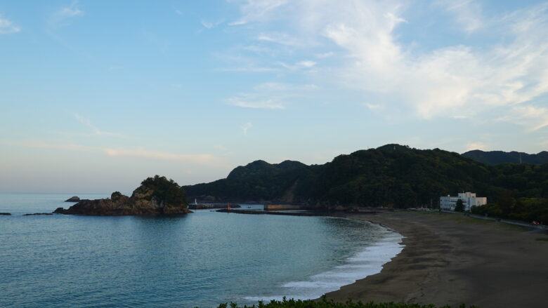 恋人岬の風景