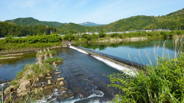 宍喰川バルーン堰