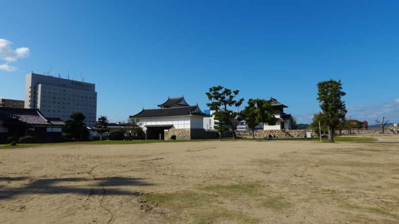 福山城公園の風景