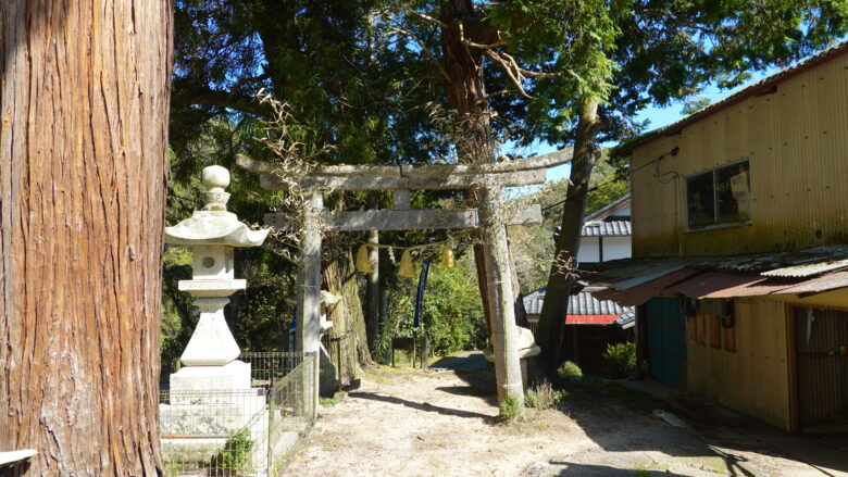 石上布都魂神社へ向かう道中で見かける雰囲気の良い場所