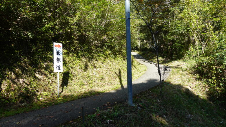 石上布都魂神社の表参道