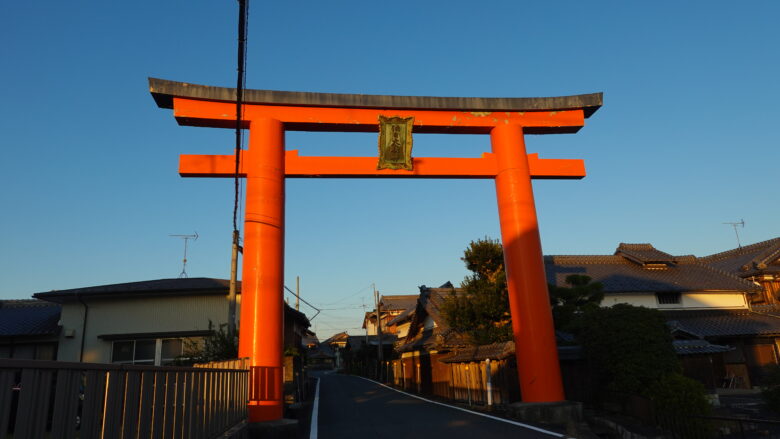 油日神社の一の鳥居