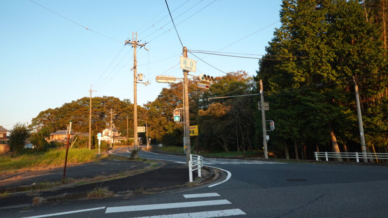 油日交差点