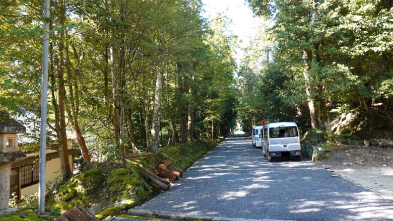 裏参道の風景