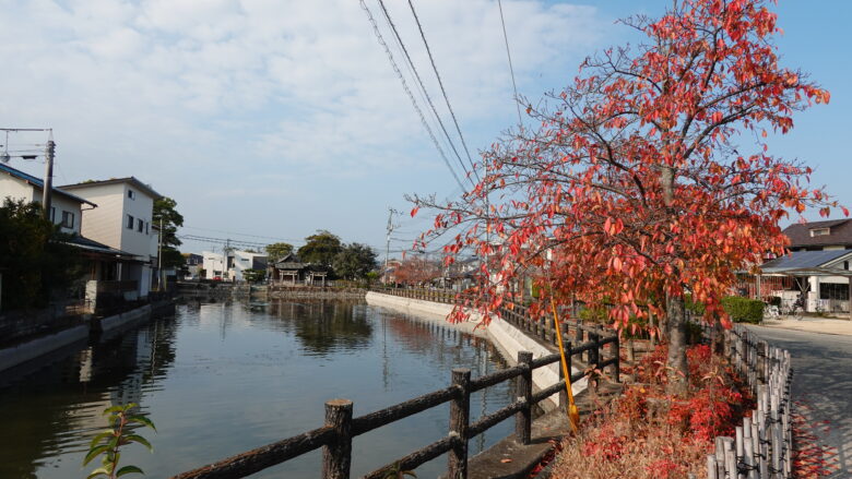 張り巡らされた水路の雰囲気良し