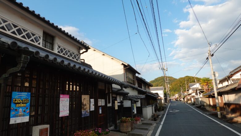 足守町並み保存地区の風景